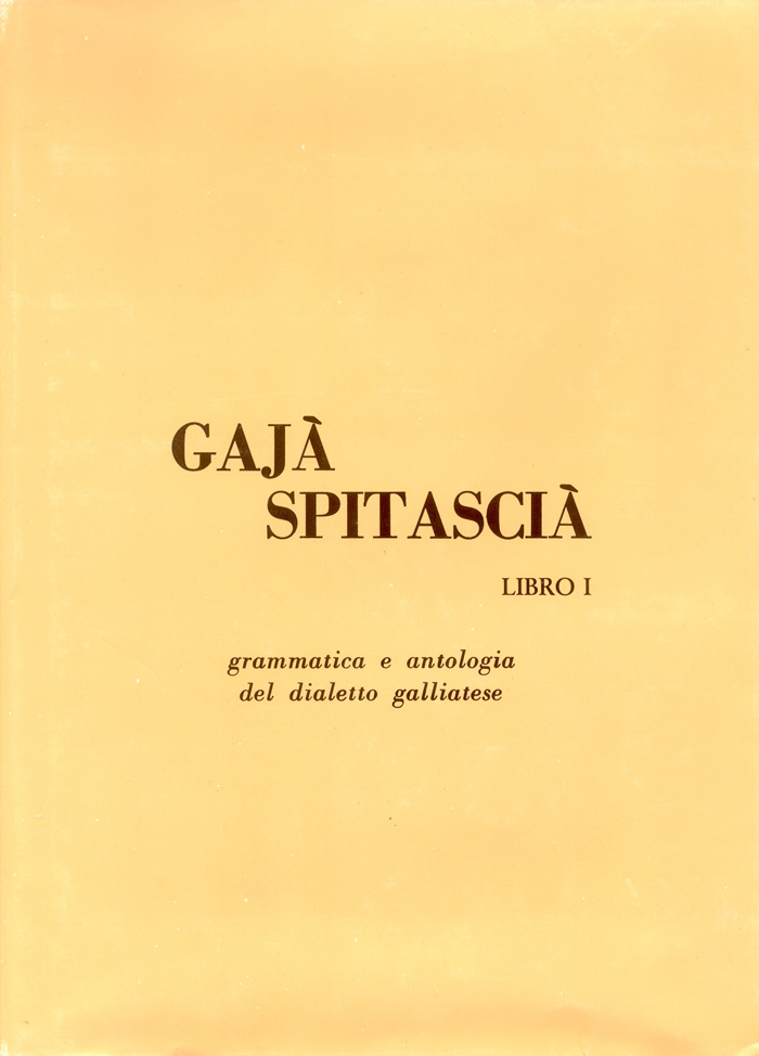 Gajà Spitascià. Libro I